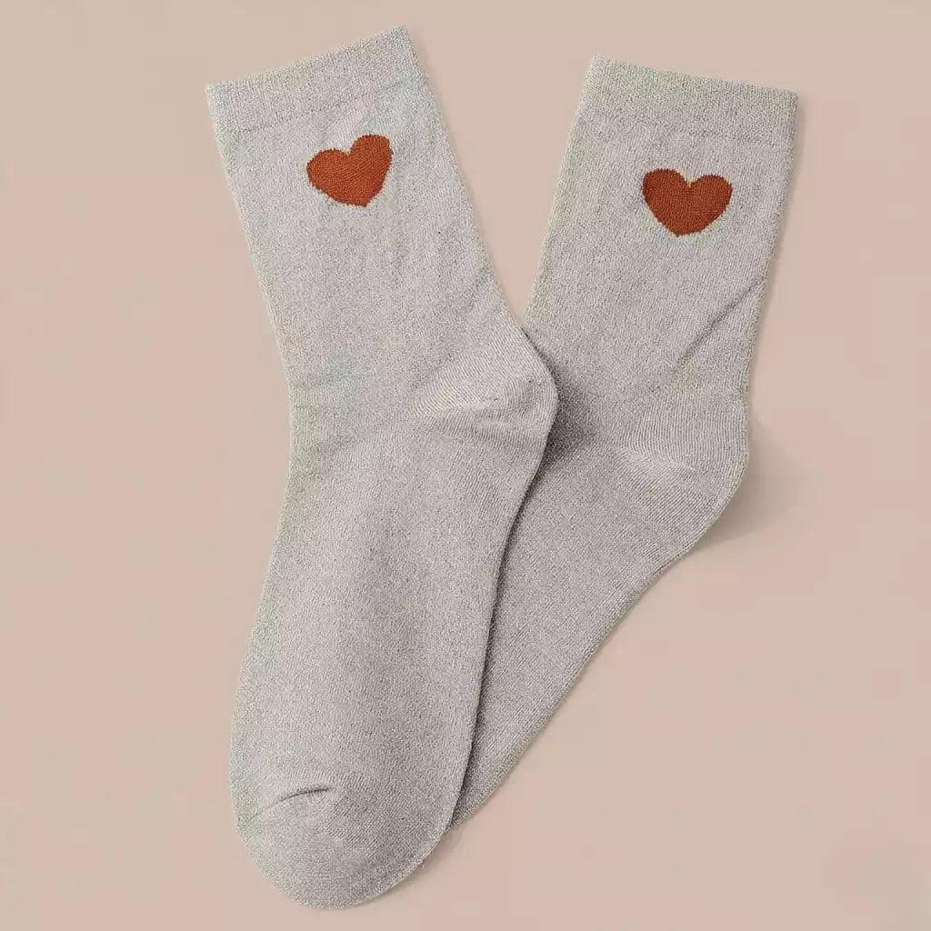 COEUR MARRON Socks
