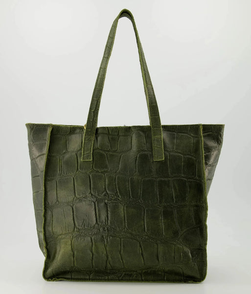 CHLOË croco khaki (SOLD OUT)