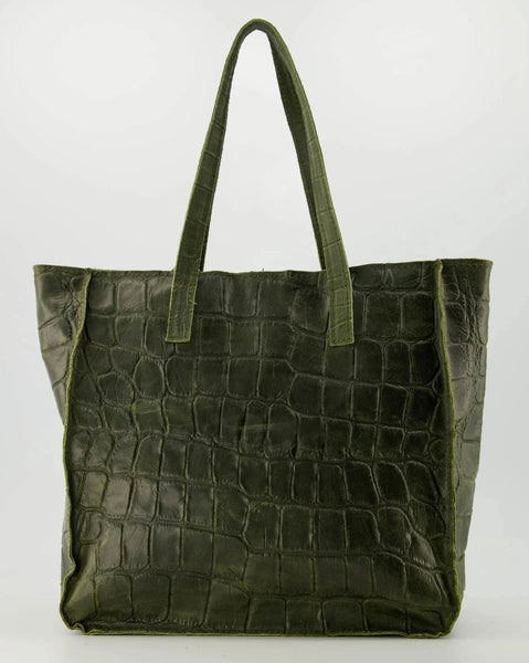 CHLOË croco khaki (SOLD OUT)