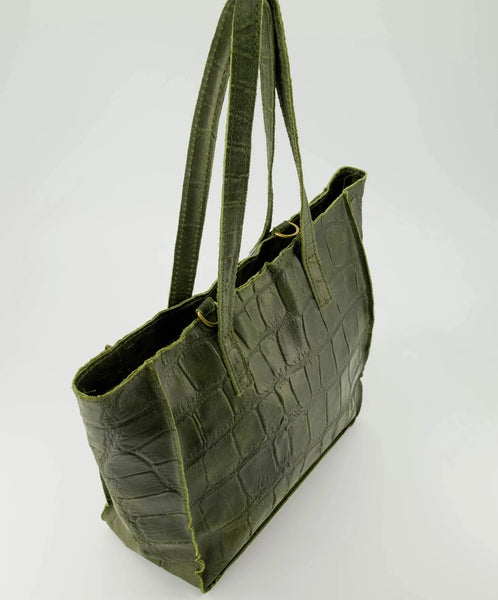 CHLOË croco khaki (SOLD OUT)