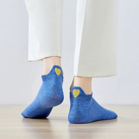 COEUR DORÉ Socks Blue