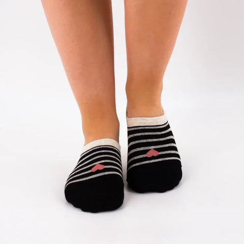 COEUR & LIGNES Socks Black