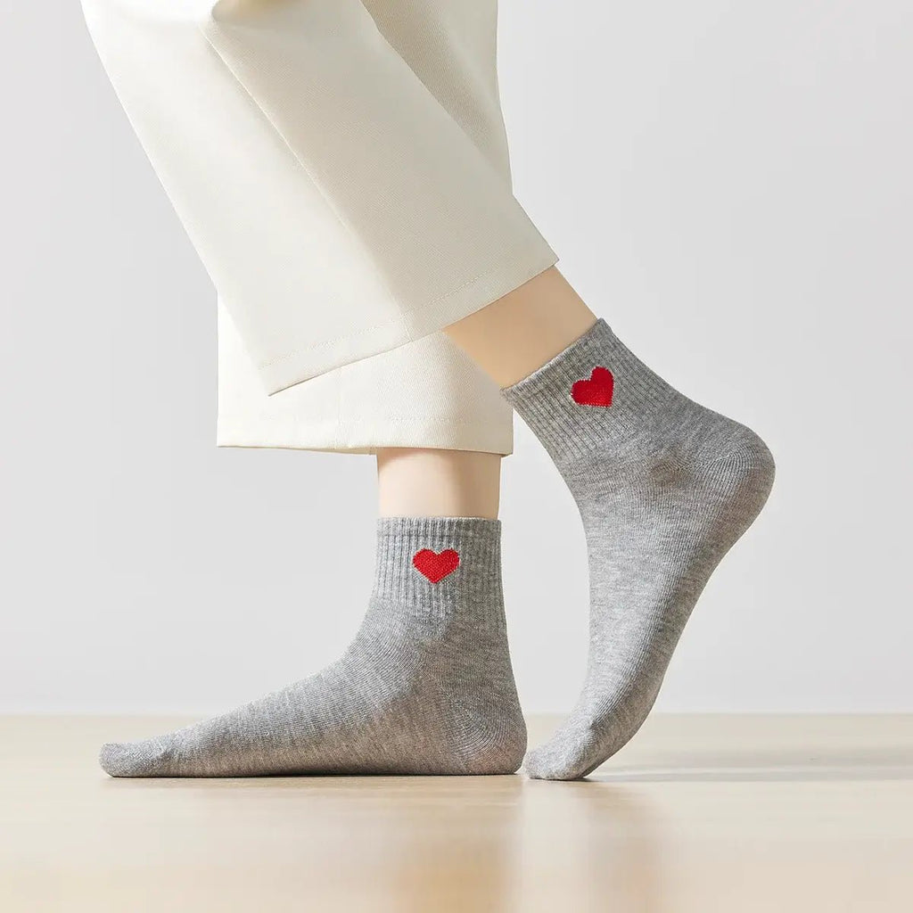 COEUR ROUGE Socks Long Grey