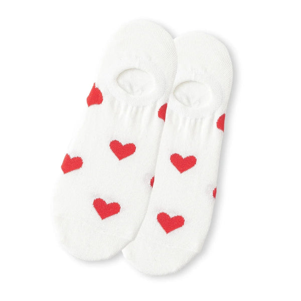 PETITS COEURS Socks White/Red