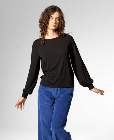MADEMOISELLE YEYE 'Perfect Raffiné' Top Black