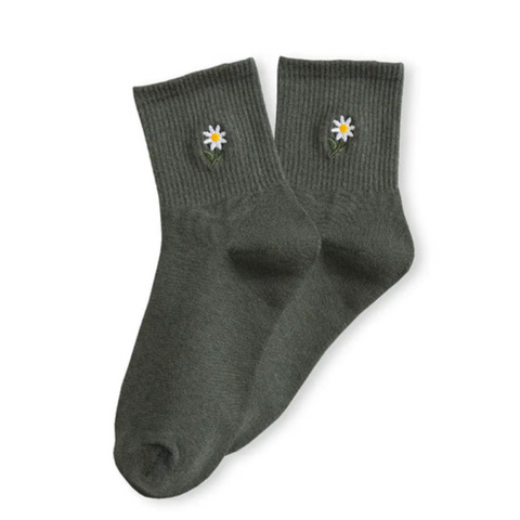 PÂQUERETTE Socks Dark Green