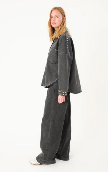 LOLLY'S LAUNDRY Florida Pants Washed Black Jeans