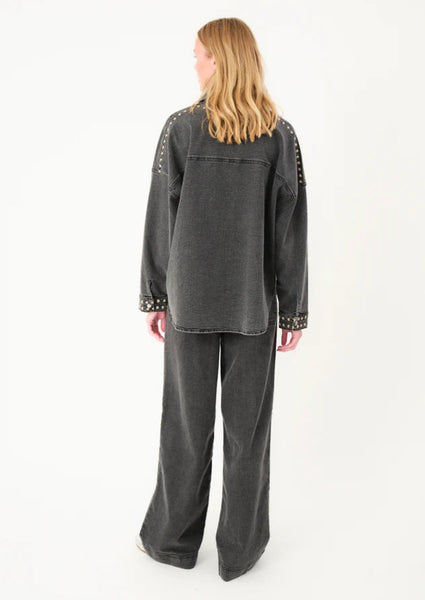 LOLLY'S LAUNDRY Florida Pants Washed Black Jeans