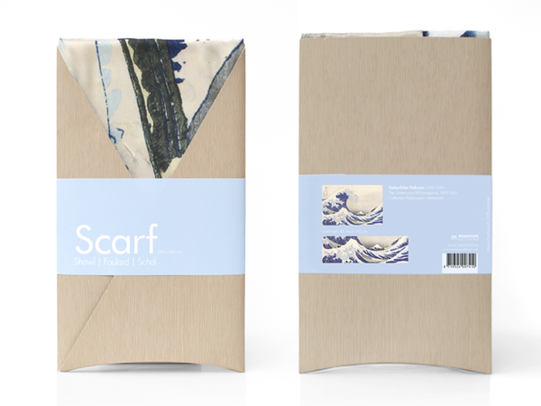 ART GIFT Scarf Hokusai