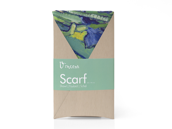 ART GIFT Scarf 'Irises'