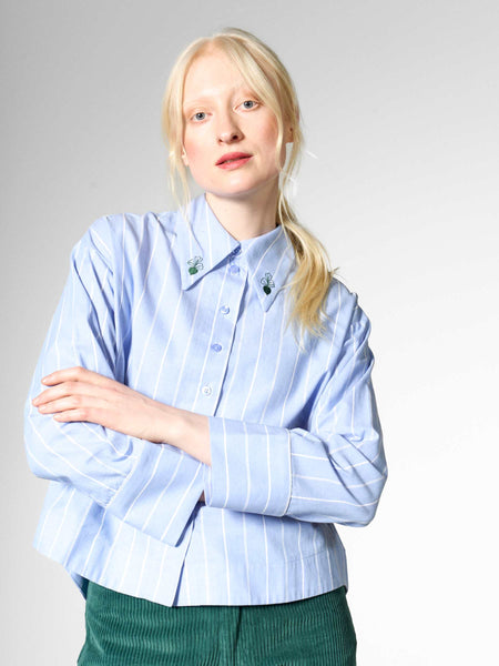 MADEMOISELLE YEYE 'Leaves and Roots' Blouse
