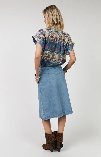 LOLLY'S LAUNDRY Kay Denim Skirt