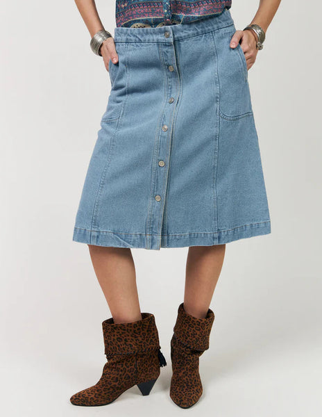 LOLLY'S LAUNDRY Kay Denim Skirt