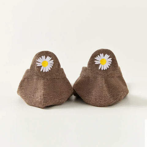 FLEUR Socks Brown