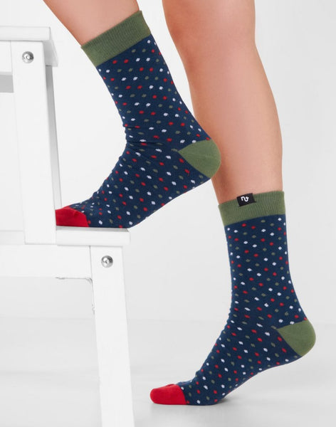 NATURAL VIBES Dotted Socks Multicolor