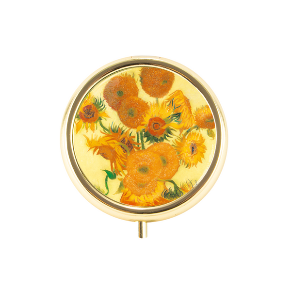 ART GIFT Pillbox 'Sunflowers'