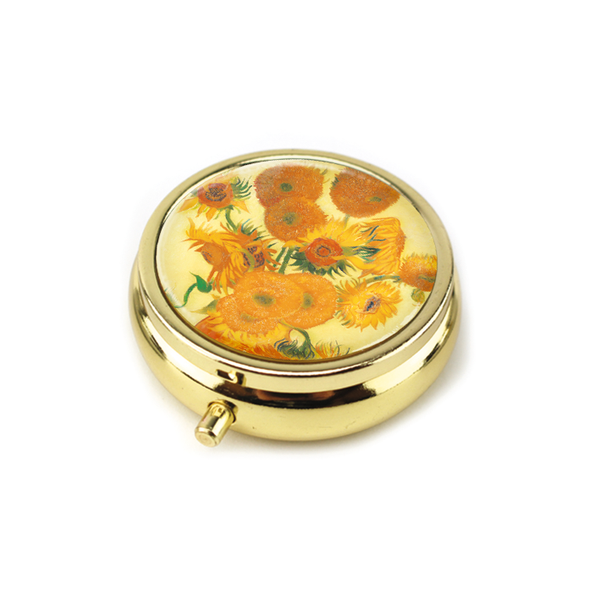 ART GIFT Pillbox 'Sunflowers'