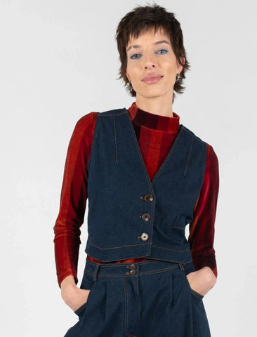 MADEMOISELLE YEYE 'Ruff But Chic' Vest