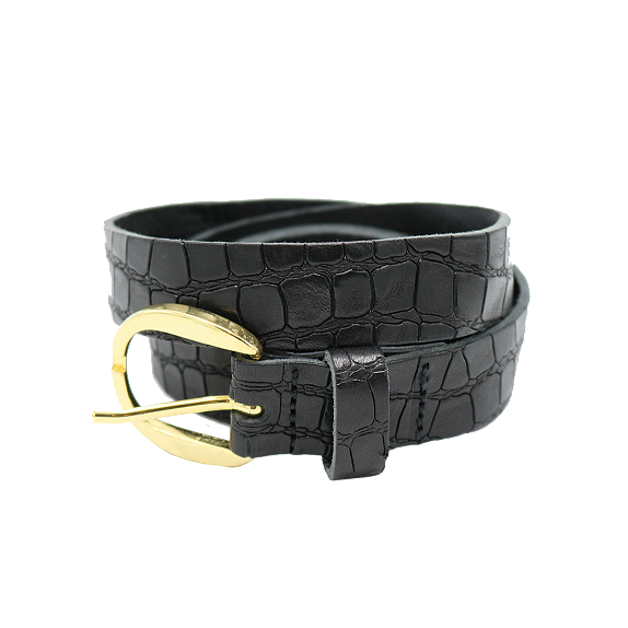 CROCO BELT black