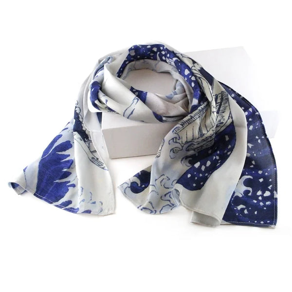 ART GIFT Scarf Hokusai