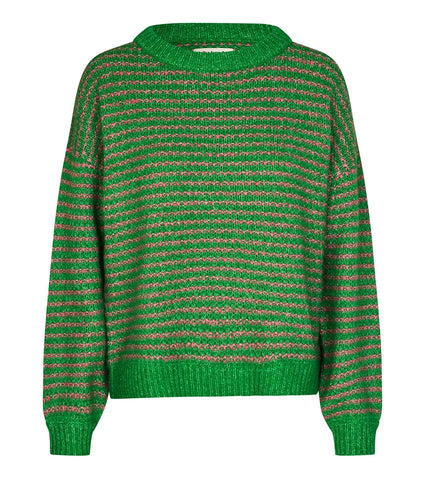 LOLLY'S LAUNDRY Terry Knit Jumper Green