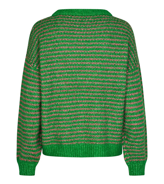 LOLLY'S LAUNDRY Terry Knit Jumper Green