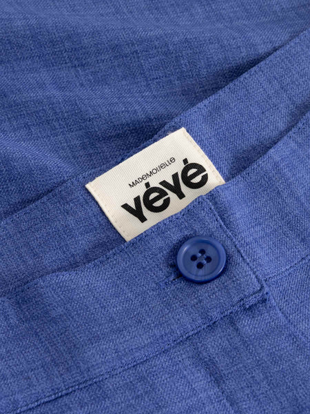 MADEMOISELLE YEYE 'Tropical Afternoon' Pants Blue