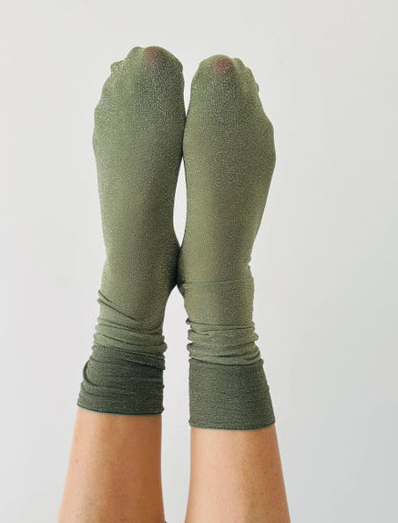 VERA Socks Glitter Green